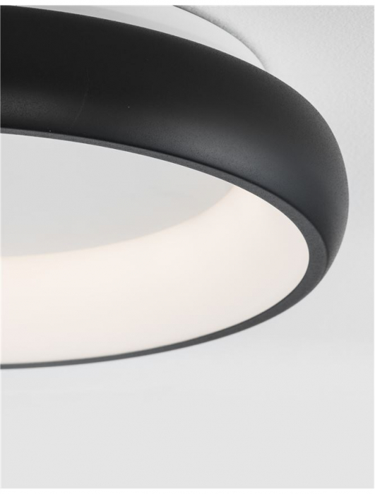 8105616 Plafoniera Nova Luce ALBI LED 32W 1950lm 3000K IP20 Aluminiu/Acril Sandy Black [5]