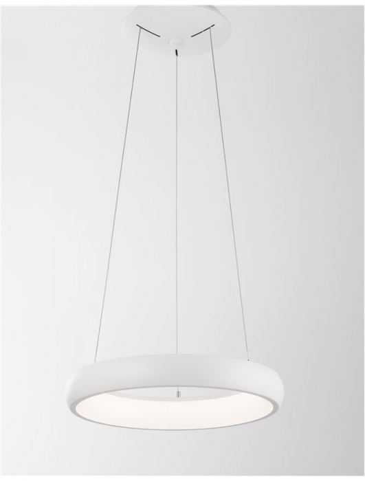 8105618 Suspensie Nova Luce ALBI LED 32W 1950lm 3000K IP20 Aluminiu/Acril Sandy White NOVALUCE [4]