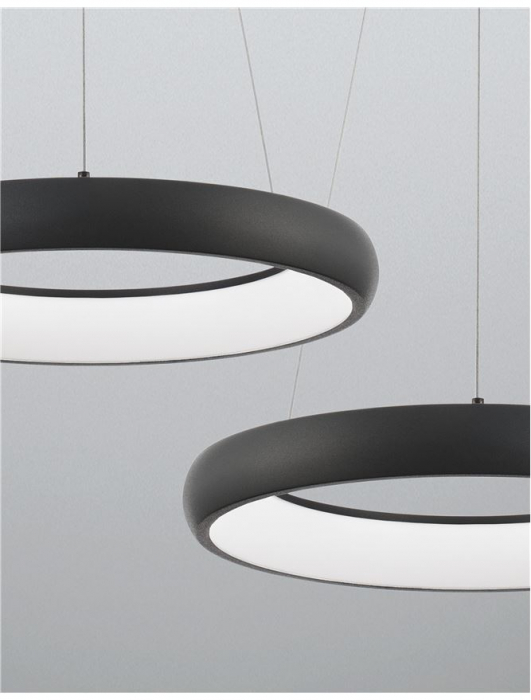 8105620 Suspensie Nova Luce ALBI LED 32W 1950lm 3000K IP20 Aluminiu/Acril Sandy Black NOVALUCE [4]