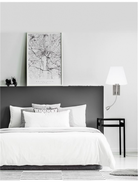 8127402 Aplica Nova Luce VALENCIA LED 3W 190lm 3000K Aluminium & Shade Chrome Nedimabil IP20 [2]