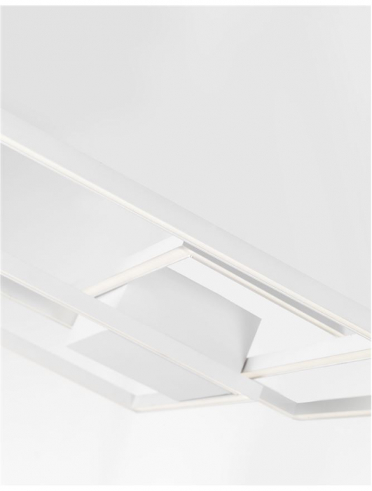 8160161 Plafoniera Nova Luce BILBAO LED 42W 2650lm 3000K IP20 Aluminiu/Acril White NOVALUCE [5]