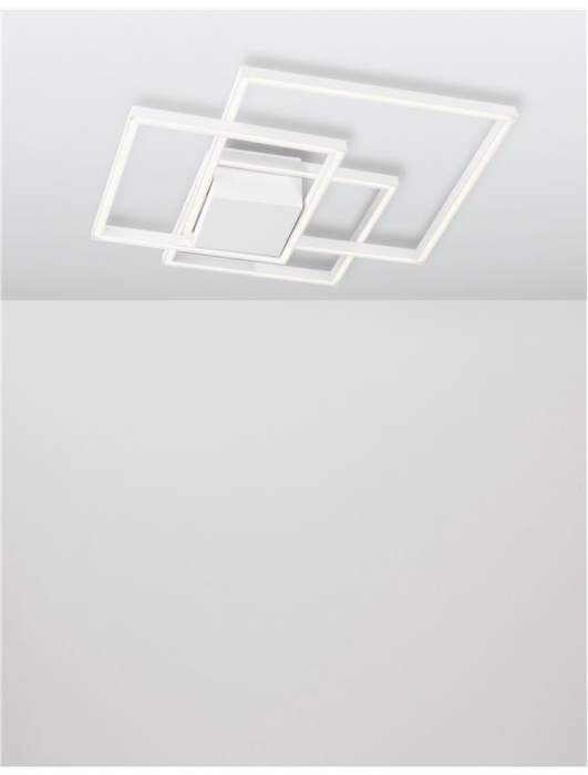 8160161 Plafoniera Nova Luce BILBAO LED 42W 2650lm 3000K IP20 Aluminiu/Acril White NOVALUCE [3]