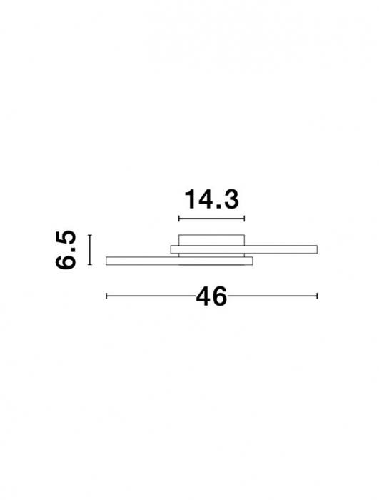 8160162 Plafoniera Nova Luce BILBAO LED 25W 1600lm 3000K IP20 Aluminiu/Acril White [7]