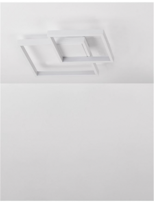 8160162 Plafoniera Nova Luce BILBAO LED 25W 1600lm 3000K IP20 Aluminiu/Acril White [4]