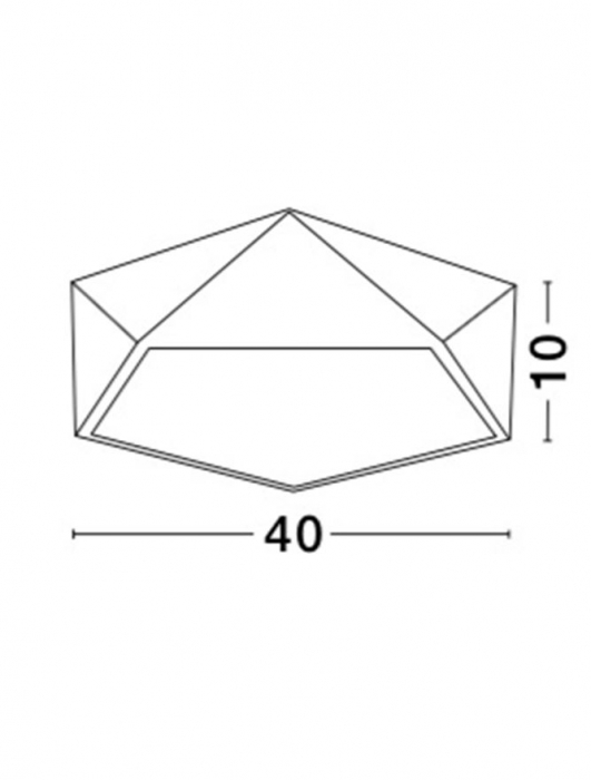 8186205 Plafoniera Nova Luce DARIUS E27 4x12W   Metal & Acrylic  Matt White  IP20 [3]