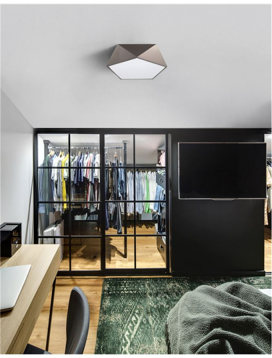 8186205 Plafoniera Nova Luce DARIUS E27 4x12W   Metal & Acrylic  Matt White  IP20 [2]