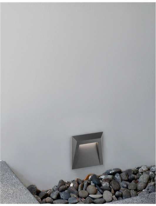 8403624  Nova Luce LUTON LED 1,2W 90lm 3000K IP65 ABS Dark Gray RC Driver Included [4]