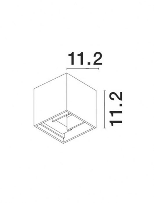 847408 Aplica Nova Luce COMO LED 2x3W 510lm 3000K IP54 Aluminium Black Adjustable Beam [2]