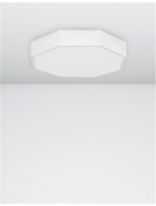 9001492 Plafoniera Nova Luce EBEN LED 24W 1380lm 3000K Aluminium Sandy White Nedimabil IP20 [4]