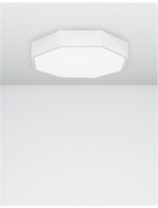9001492 Plafoniera Nova Luce EBEN LED 24W 1380lm 3000K Aluminium Sandy White Nedimabil IP20 [3]