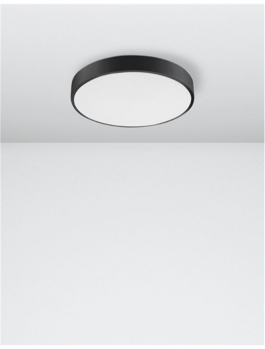 9001531 Plafoniera Nova Luce HADON LED 24W 1380lm 3000K Aluminium Sandy Black Nedimabil IP20 [2]