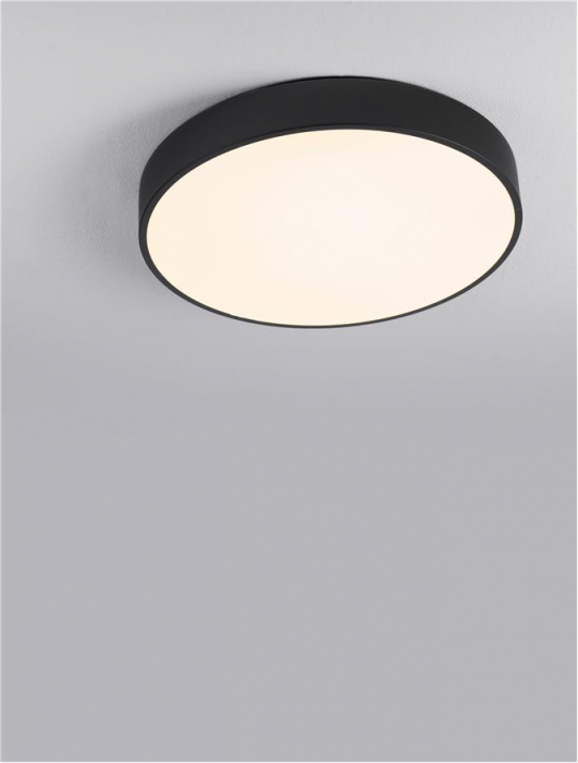 9001533 Plafoniera Nova Luce HADON LED 30W 1725lm 3000K Aluminium Sandy Black Nedimabil IP20 [6]