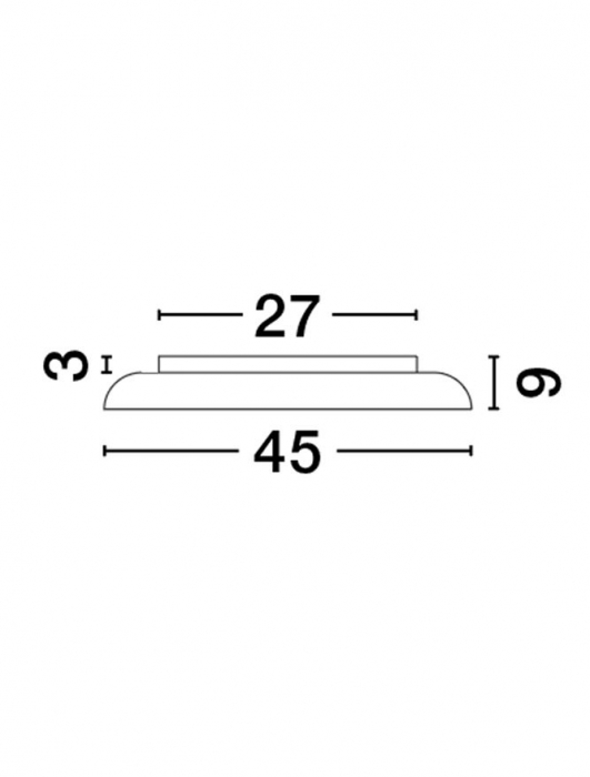 9005642 Plafoniera Nova Luce LINUS LED 40W 2541lm 3000K Aluminium & Acrylic Sandy White Dimabil Triac IP20 [2]