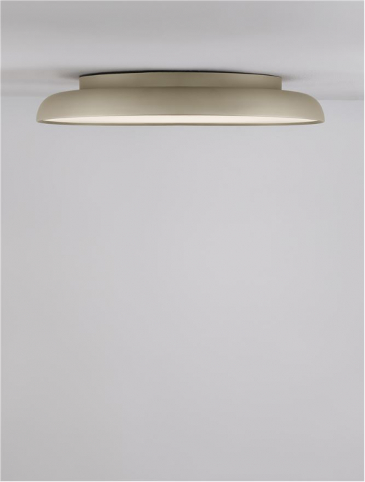 9005658 Plafoniera Nova Luce LINUS LED 50W 3741lm 2700K - 6000K Aluminium & Acrylic Champagne Gold Dimabil IP20 [2]