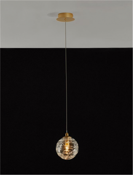 9006041 Pendul Nova Luce COEN G9 1x5W   Metal Brass Gold  IP20 [5]