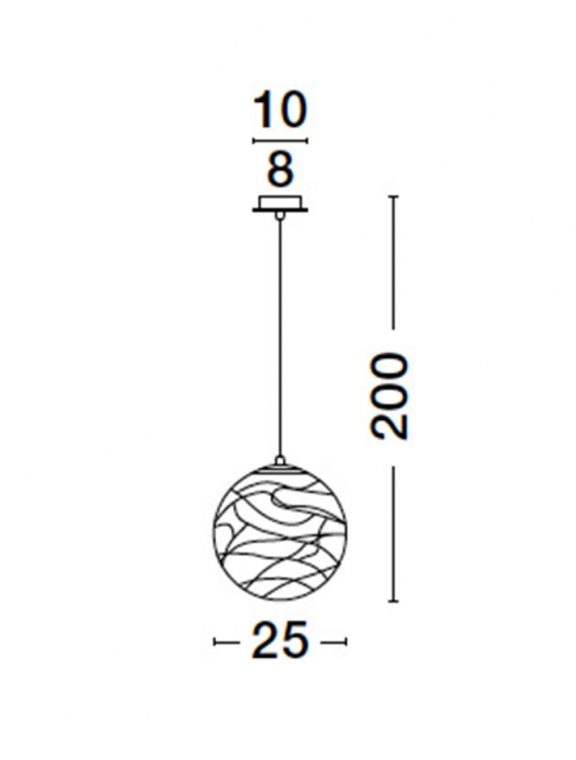 9006042 Pendul Nova Luce COEN E27 1x12W   Metal Brass Gold  IP20 [9]