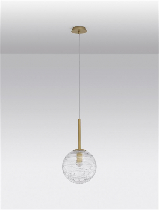 9006042 Pendul Nova Luce COEN E27 1x12W   Metal Brass Gold  IP20 [3]