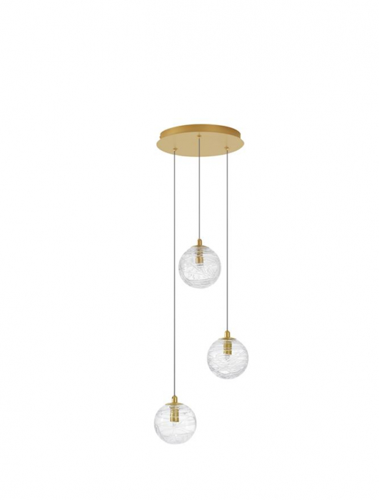9006043 Lustra Nova Luce COEN G9 3x5W   Metal Brass Gold  IP20 [1]