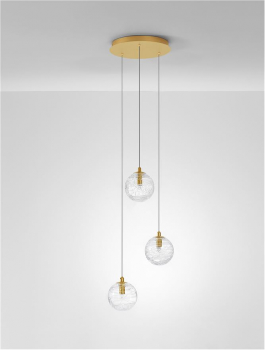 9006043 Lustra Nova Luce COEN G9 3x5W   Metal Brass Gold  IP20 [3]