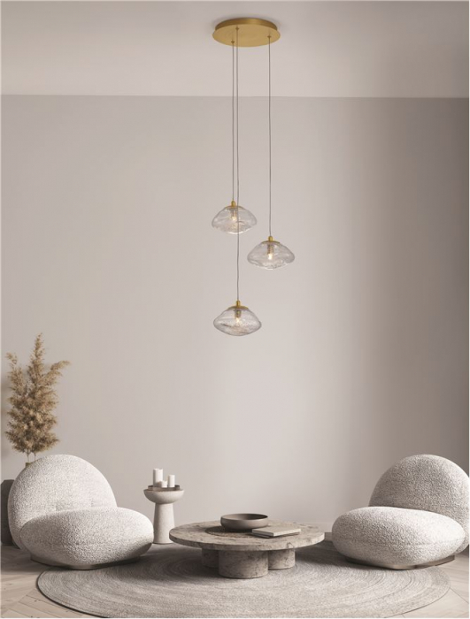 9006048 Lustra Nova Luce KING G9 3x5W   Metal Brass Gold  IP20 [2]