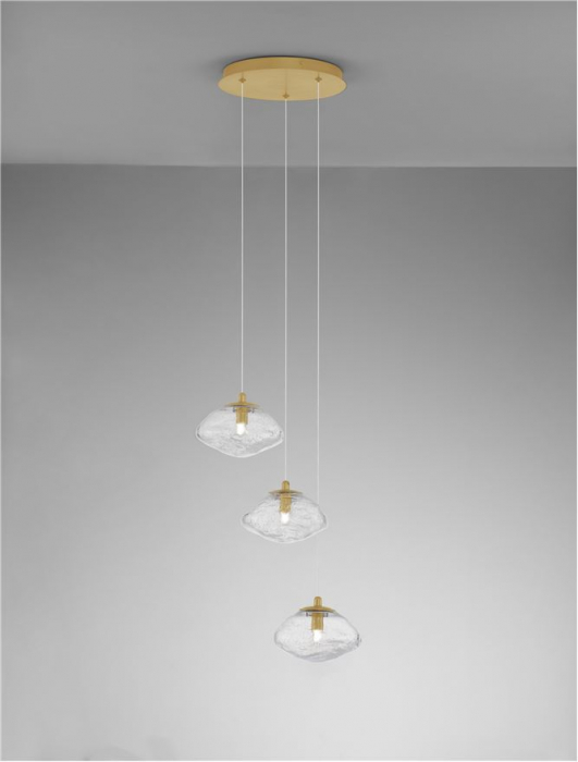 9006048 Lustra Nova Luce KING G9 3x5W   Metal Brass Gold  IP20 [4]