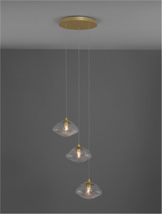 9006048 Lustra Nova Luce KING G9 3x5W   Metal Brass Gold  IP20 [5]