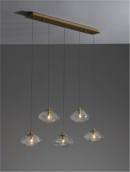 9006050 Lustra Nova Luce KING G9 5x5W   Metal Brass Gold  IP20 [2]