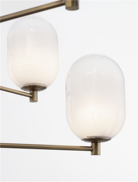 9009244 Pendul Nova Luce BALOR G9 12x5W   Metal Brass Gold  IP20 [3]