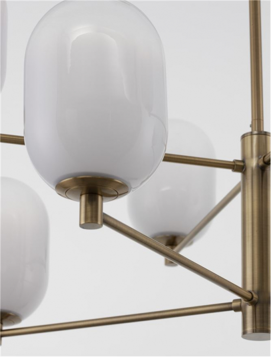 9009245 Pendul Nova Luce BALOR G9 8x5W   Metal Brass Gold  IP20 [5]