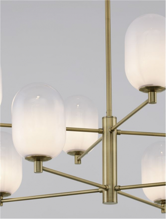 9009245 Pendul Nova Luce BALOR G9 8x5W   Metal Brass Gold  IP20 [3]