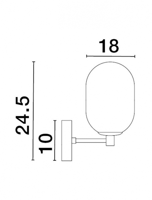 9009247 Aplica Nova Luce BALOR G9 1x5W   Metal Brass Gold  IP20 [5]