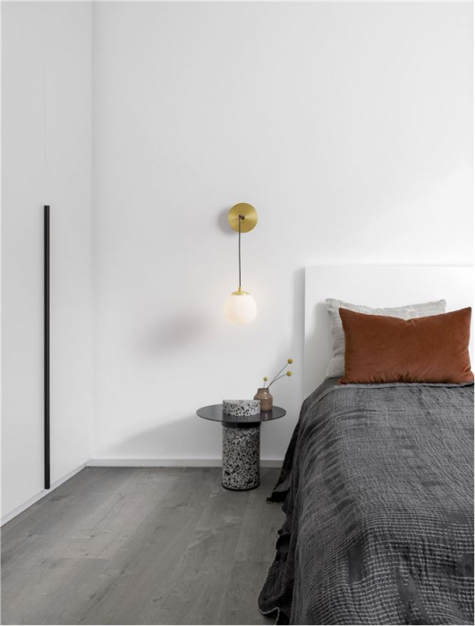 9009262 Aplica Nova Luce THE EGG G9 1x5W   Metal Gold & Black  IP20 [2]