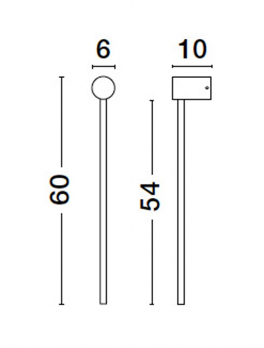 9009322 Aplica Nova Luce SYNTHESI LED 17W 777lm 3000K Aluminium & Acrylic Sandy Black Nedimabil IP20 [5]