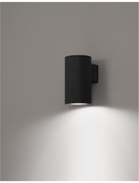 9010008  Nova Luce ALP LED 10W 600lm 3000K IP67 Aluminium & Glass Sandy Black  beam 7 degrees [5]