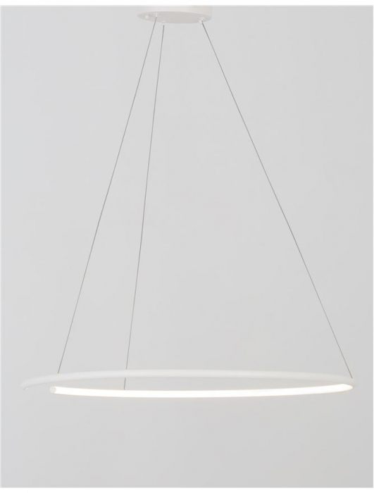 9010021 Lustra Nova Luce BREDA LED 30W 1480lm 3000K Aluminium & Acrylic Sandy White Nedimabil IP20 [3]