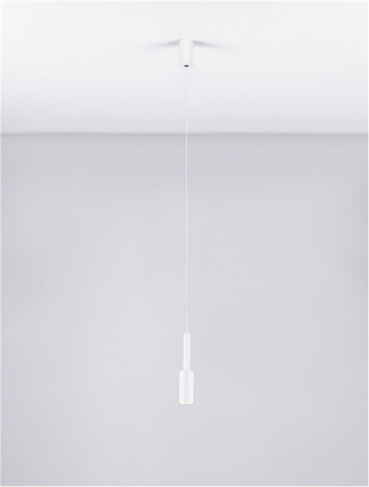 9010229 Pendul Nova Luce JOY LED 7W 703lm 3000K Aluminium Sandy White Nedimabil IP20 [5]