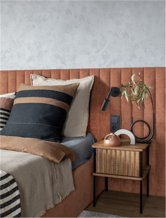 9010232 Aplica Nova Luce JOY LED 7W 667lm 3000K Aluminium Sandy Black Nedimabil IP20 [2]