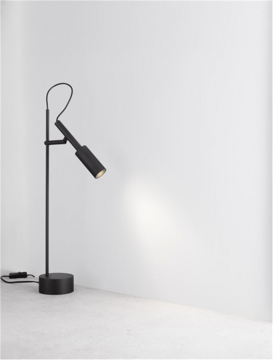 9010234 Veioza Nova Luce JOY LED 7W 703lm 3000K Aluminium Sandy Black Nedimabil IP20 [3]
