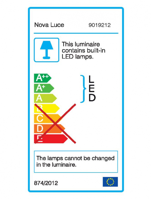 9019212  Nova Luce BANG LED 1W 60lm 3000K IP67 Aluminium Satin Nickel Beam Angle 40 degrees Cable Lenght 1.80m driver 9020170 included [5]