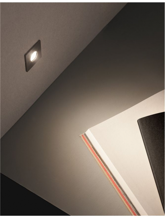 9019213  Nova Luce BANG LED 1W 60lm 3000K IP67 Aluminium Satin Nickel Beam Angle 36 degrees Cable Lenght 1.80m driver 9020170 included [4]