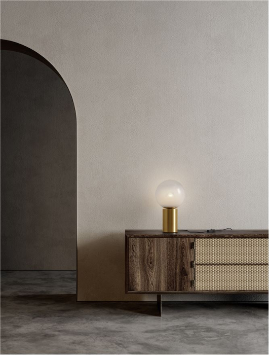 9028842 Veioza Nova Luce VITA E27 1x12W   Metal Brass Gold  IP20 [2]
