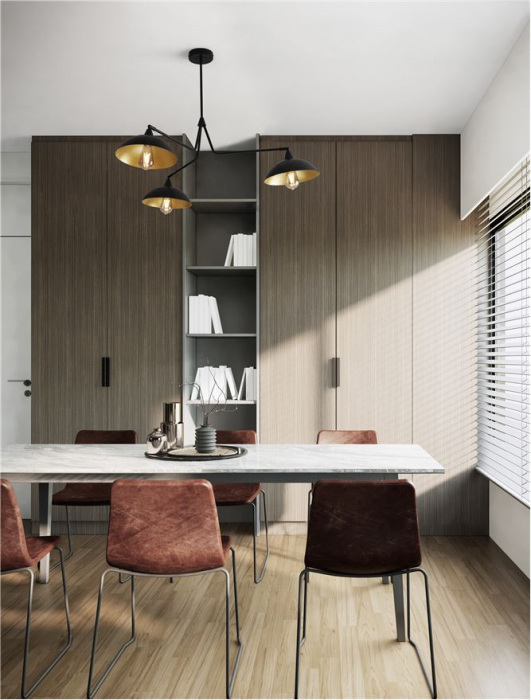 9035978 Lustra Nova Luce MIRBA E27 3x12W   Metal Sandy Black  IP20 [2]