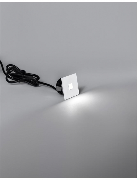 9045514  Nova Luce PASSAGGIO LED 1W 60lm 3000K IP54 Aluminium White Cable Lenght 1.80m Connect it with driver 9020170 [5]