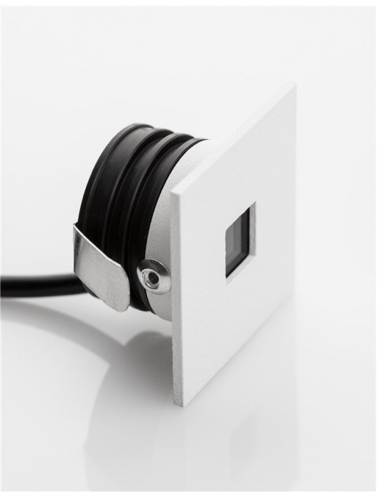 9045514  Nova Luce PASSAGGIO LED 1W 60lm 3000K IP54 Aluminium White Cable Lenght 1.80m Connect it with driver 9020170 [2]