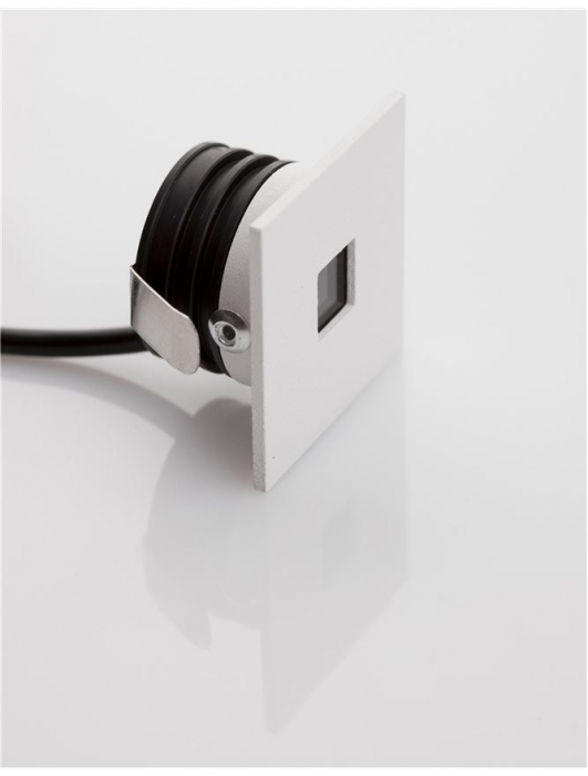 9045514  Nova Luce PASSAGGIO LED 1W 60lm 3000K IP54 Aluminium White Cable Lenght 1.80m Connect it with driver 9020170 [3]