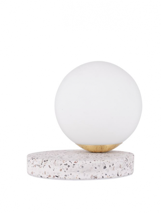 9050167 Veioza Nova Luce BESON E14 1X5W   Marble Grey  IP20 [1]