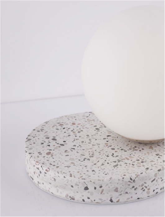 9050167 Veioza Nova Luce BESON E14 1X5W   Marble Grey  IP20 [4]