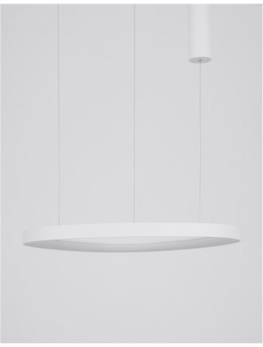 9053551 Suspensie Nova Luce ESTEVA LED 48W 2400lm 3000K IP20 Aluminiu/Acril Sandy White NOVALUCE [3]