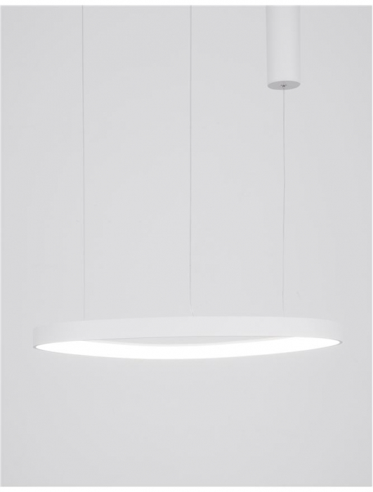 9053551 Suspensie Nova Luce ESTEVA LED 48W 2400lm 3000K IP20 Aluminiu/Acril Sandy White NOVALUCE [2]