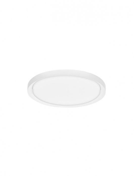9053591 Plafoniera Nova Luce TROY LED 40W 2200lm 3000K Metal & Acrylic  Matt White Dimabil Triac IP20 [2]